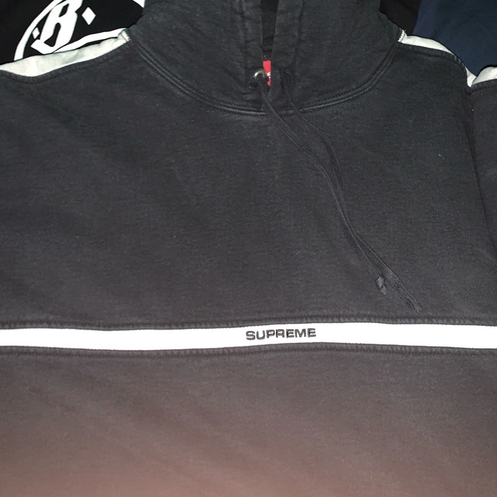 Supreme black hoodie